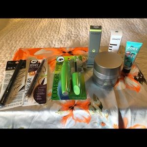 Make up and skin care with bag